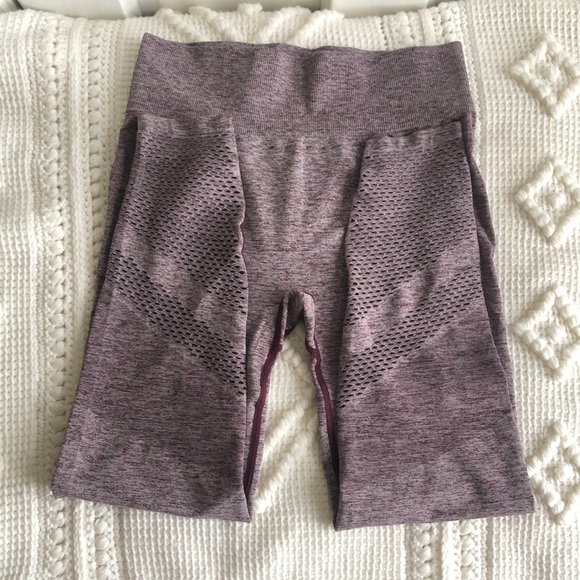 PINK Victoria's Secret Seamless Ankle High Rise Yoga Leggings Size Medium - Picture 1 of 8